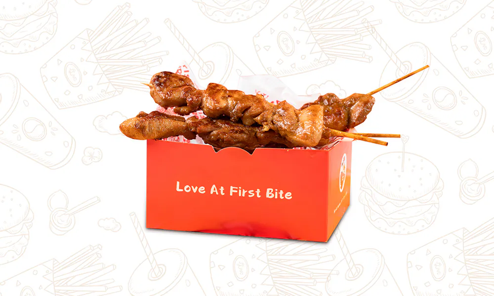 Chicken Skewer at Crispy Fried Chicken Burger，a Fried Chicken & Milk Tea Spot in Houston