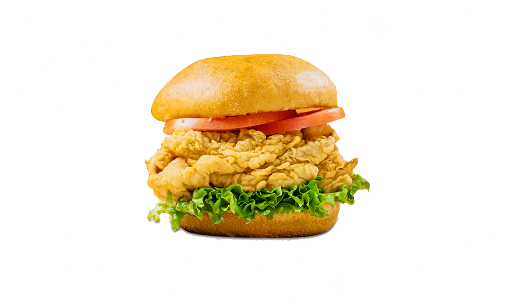 Crispy Chicken Burger at Crispy Fried Chicken Burger，a Fried Chicken & Milk Tea Spot in Houston